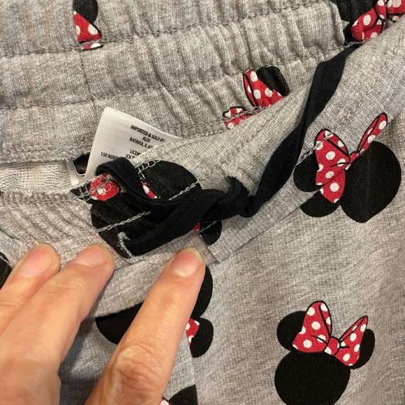 Disney Gray Shorts with Black and Red Minnie Mouse Design - Picture 2 of 7